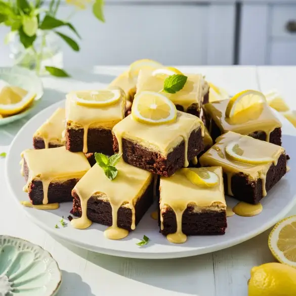 lemon brownies Recipes