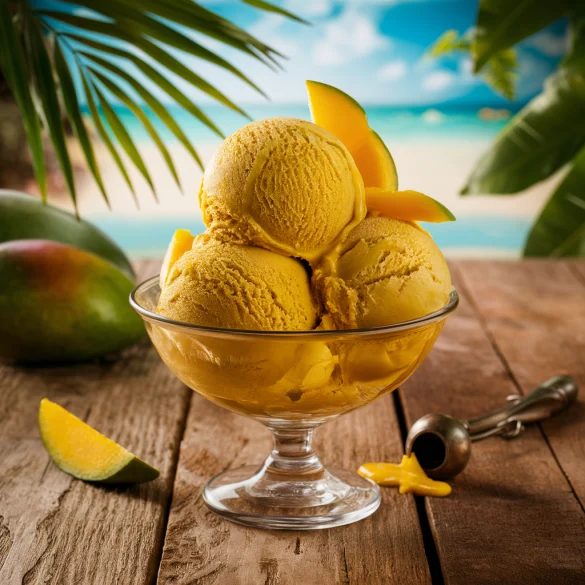 propitious mango ice cream