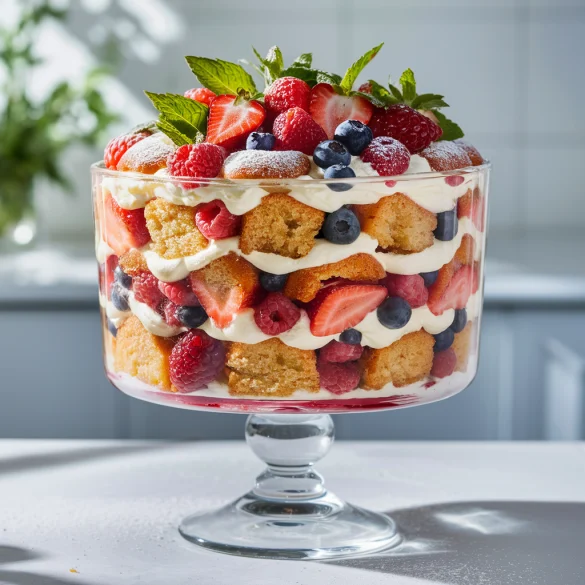 Crumbl Berry Trifle Cake Cup