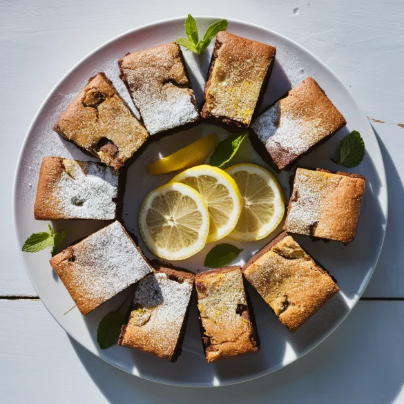 Gluten free lemon brownies