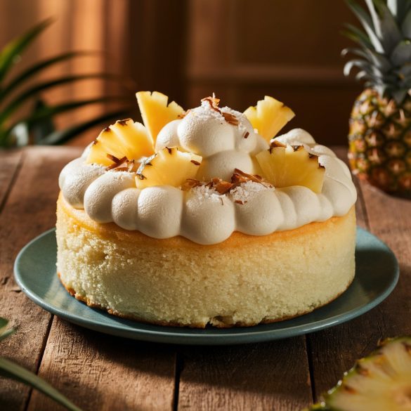 Starbucks Pineapple Cloud Cake