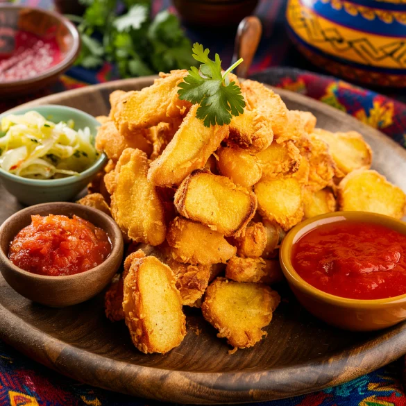 Yuca frita salvadoreña