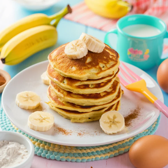 baby banana pancakes