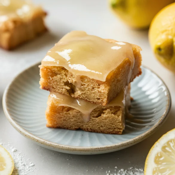 dessert for two lemon brownies